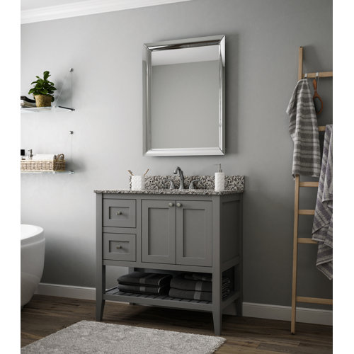 Beachcrest Home Galveston 42" Single Bathroom Vanity Base Only